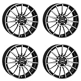 4x Autec rims alloy rims LAMERA 8.5x20 ET50 5x112 Schwarz matt poliert compatible with Mercedes-Benz CLA EQA GLB EQB GLB AMG GLA A