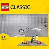 LEGO 11024 Classic Grey Baseplate, Construction Toy for Kids 48x48 Stud Building Base, Build and Display Board Set