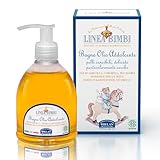 Helan Linea Bimbi - Body Wash & Bath Oil for Babies, Baby Oil Gel & Gentle Cleanser with Shea Butter, Chamomile, Sweet Almond Oil & Vitamin E Oil for Skin Moisturisation - Made in Italy, 240 ml