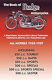 Book of Rudge Motorcycles All Models 1933-1939