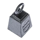 HOMESCAPES Measuring Weight Metal Door Stopper Cast Iron Effect Antique Style Door Stop