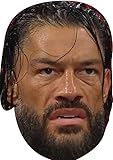 Roman Reigns Celebrity Face Mask – WWE Wrestling Star Fancy Dress Costume Prop for Sports Party Hen Stag Do Accessory