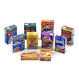 MyTinyWorld Dolls House Miniature Selection Of 10 Breakfast Cereal Boxes (CB4)