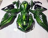 ZZR1400 Fairing For Kawasaki ZX-14R ZX14R ZX 14R ZZ-R1400 2012 2013 2014 2015 Green Fairing Kit (Injection molding)
