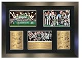 Newcastle United Carabao Cup Winners 2025 A3 Squad Signed Print – Limited Edition Team Reproduction Autographs with Black Frame | Football Memorabilia Collectible Wall Art A3 Display No161