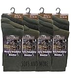 6 Pairs Mens Army Military Socks Thermal Hiking Boots Combat warm UK 6-11