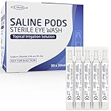 Sterile Saline Solution Eye Wash and Wound Pods 20ml Box of 30