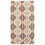 Pendleton Oversized Jacquard Spa Towels, 40 x 70 inches Bath Towels, 100% Cotton, Soft and Quick Dry for The Beach, Hot Tub, Pool - Chief Joseph Rosewood