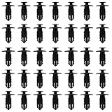 The Lord of the Tools 50pcs Plastic Rivet Fastener Clips A1249900492 for Wheel Arch Lining 7mm Hole Compatible with Mercedes E CLASS CLS CLK W202 W203 W204 W205
