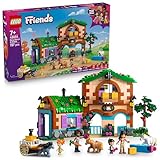 LEGO Friends Pony Ranch & Stable Toy - incl. 3 Horse Animal Figures, 4 Mini Dolls and a Cat, plus fun Accessories - Creative Gift for 7+ Year Old Girls - 42654