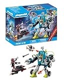 Playmobil 71578 Robot v. Glider Playset Promo Pack, gifting toy and fun imaginative role-play, playsets suitable for children ages 4+