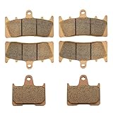 AHL Front + Rear Brake Pads for Suzuki GSX1400 K1/K2/K3/K4/K5/K6/K7/FE 2001-2007 (Sintered copper-based)