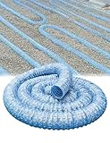 French Drain Pipe，Perforated Corrugated Expandable Flexible Landscape Drain Pipe, 2/3/4 Inch Soft Infiltration French Drainage(10cm/4in,2m/6.6ft)