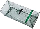 Foldable Portable Fishing Trap Net for Fish, Lobster, Crab, and Shrimp - A