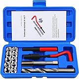 BestsQ 14pcs Thread Repair Kit M14 x 1.5mm Metric Thread Repair Insert Kit Compatible Hand Tool Set for Auto Repairing (M14-1.5)