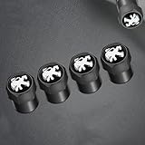 4pcs Car Tyre Valve Caps,Car Dust Caps for Peugeot 103 206 207 208 307 308 406 407 408 2008 3008 4008 5008,Alloy Metal Leak-Proof Wheel Caps Dust Caps for Car Tyres Resistant Accessories