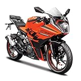 Maisto KTM RC 390 Motorbike - Incredibly Detailed Die-Cast Replica Collectible Model - 1:18 Scale, Orange