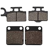 Cyleto Front and Rear Brake Pads for Kawasaki KX65 KX 65 2000 2001 2002 2003 2004 2005 2006 2007 2008 2009 2010 2011 2012 2013 2014 2015