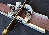 Aust Luthiers Supplies Guitar Fret Slotting Mitre Box & Saw Set - Silver Aluminium - 12 Inch Blade - 12 x 3 x 1/2 Inch - Includes Saw & Clamps