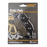 SOMMET Motorcycle rear brake pads for Kawasaki VN 1500 P Mean Streak 2002-2004