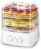 Laptronix 5 Tray Mini Electric Food Dehydrator Fruit Dryer Meat Vegetables Beef Preserver Machine Beaf Jerk