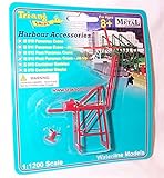 triang minic M913 post panamax jib up red crane 1.1200 scale diecast model
