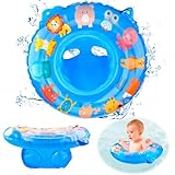 Vibbang Baby Swimming Ring Float Inflatable Baby Swimming Ring with Seat Infant Training Children Baby Swim Pool floats Bathing Accessories for Age 6-36 Months Toddler Kids