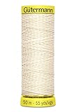 Gutermann Waxed Extra Strong Linen Sewing Thread 50m 4011 - Each