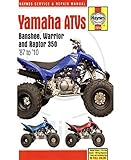 Yamaha Banshee, Warrior & Raptor 350 ATVs: 1987 to 2010 (Haynes Service & Repair Manual) by Anon (May 18, 2015) Paperback