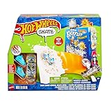 Hot Wheels Skate Tony Hawk Cereal Bowl Fingerboard Set, 1 Exclusive Board & Pair of Removable Skate Shoes, Storage for up to 4 Boards & 4 Pairs of Shoes, HTP09