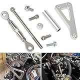 551411 SBC Billet Alternator Bracket Adjustable LWP For Small Block Chevy Kit 305 327 350 383 5.0L 5.7L V8 Eight Cylinder Long Water Pump Carburetor V Belt Compatible With Chevrolet