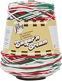 Spinrite Lily Sugar'n Cream Yarn - Cones-Mistletoe, 400g