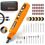 HARDELL Mini Cordless Rotary Tool, USB Charging, 5-Speed Rotary Tool Kit with 69 Accessories, Multi-Purpose 3.7V Power Multi Tool for Sanding, Polishing, Drilling, Etching, Engraving, Cutting, DIY