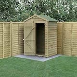 Forest Garden 4LIFE Apex Shed 5x3 - Single Door - No Window
