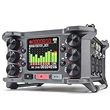 ZOOM F6 Field Recorder – Professional 6-Channel 14-Track Audio Recorder with 32-Bit Float, Dual A/D Converters, Timecode – For Podcasts, Film Sound, Live Recording – UK Version – Anthracite