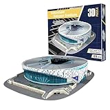 Georgie Porgy 3D Football Stadium Puzzle Toy DIY Building Model Kits Construction Sets (White Hart Lane Stadium 69 Pieces)
