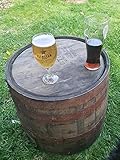 FLAT TOP Oak BARREL - Ideal Garden table, Coffee table, Side stand, Patio table, Drinks table