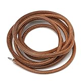 EsportsMJJ 183cm Leather Belt Treadle Parts With Hook For Singer Sewing Machine 5mm Diameter