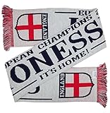 England Lioness European Back 2 Back Champions Scarf - 2022 and 2025