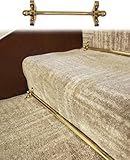 Polished Bright Brass Stair Rods for Carpet Runners 13 Pack 140cm (4.6ft) with Holder Brackets Easy to Install Durable Stair Carpet Bars for Elegant Home Décor