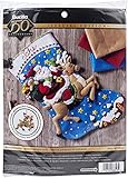 Bucilla Felt Stocking Kit Reindeer, Multicolour, 18x9x2.53 inches, Adults, Unisex, Non-Foldable