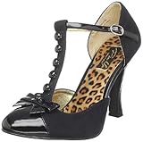 Pin up Couture Smitt10/Bmcsue-Bpt, Women's T-Bar Pumps & Heels, Black (Black), 4 UK (37 EU)