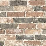 BHF FD22320 "Reclaimed Bricks" Wallpaper - Dusty Red