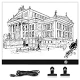 Mardiko Light Box Drawing A3 LED Light Pad 3 Brightness Adjustable Copy Board Tracing Light Box Ultra-Thin Light Pad for Diamond Painting Sketching Animation X-RAY Viewing