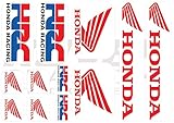 Sheet of Motorcycle Stickers for All Brands and Models (Honda)
