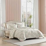 Laura Ashley Set Includes Matching Bed Sheets, Sham & Pillowcase, Medium Weight, Oeko-TEX Certified, Arden Floral Pink, King