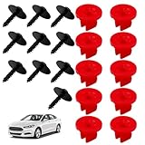 20pcs Bottom Shield Fasteners and Engine Undertray Cover Clips screws for ford focus MK2 MK3 Mondeo MK3 MK4 Bottom Cover Shield Guard Retainer Car Vehicle Engine Subassembly Cover Clips Screw Set