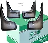 D2P Front & Rear Mudflap Set Mud Flaps Kit Replacement | Compatible With 06-14 Land Rover Freelander 2 SUV | LR003322