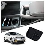 Ruiya Compatible with Renault Megane E-Tech 2022 2023 2024 Centre Console Storage Box,Megane E-Tech Armrest Organiser Tray Centre Armrest Glove Box Centre Console Organiser Megane E-Tech Accessories