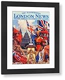Media Storehouse King George V Silver Jubilee Celebrations Framed Print, 1935 - Modern Frame 22"x18" (58x48cm) (7218421)